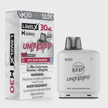 Level X Flavour Beast Unleashed M30 120K Pod - Epic Sour Berries Iced