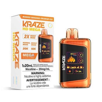 Kraze HD Mega - Mango Banana Orange Ice