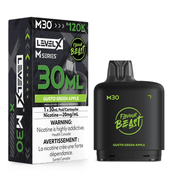Level X Flavour Beast M30 120K Pod - Gusto Green Apple