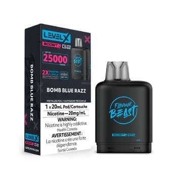 Level X Flavour Beast G2 Boost 25K Pod - Bomb Blue Razz