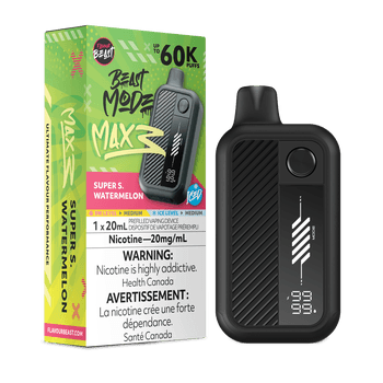 Flavour Beast Mode Max 3 60K - Super S. Watermelon Iced