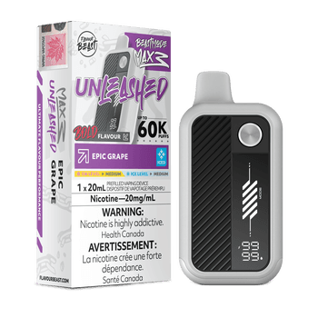 Flavour Beast Unleashed Beast Mode Max 3 60K - Epic Grape Iced