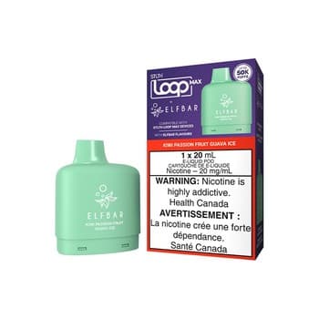 STLTH LOOP MAX x ELF BAR 50K Pod - Kiwi Passionfruit Guava Ice