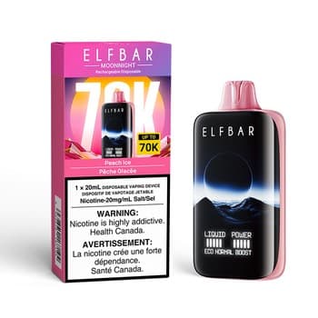 Elf Bar MoonNight 70k - Peach Ice