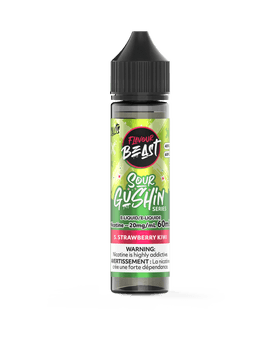 Flavour Beast Sour Gushin' Series - S. Strawberry Kiwi 60ml Salt