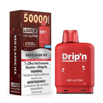 Level X Drip'n G2 Ultra 50K Pod - Red Classic Ice