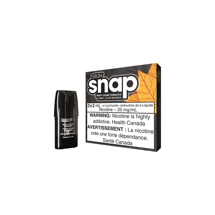 stlth snap pod pack misty clear tobacco.webp