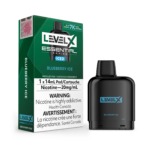 level x essential flavour beast pod 14ml blueberry iced