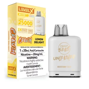 Level X Flavour Beast Cravin' G2 Boost 25K Pod - Lemon Delight