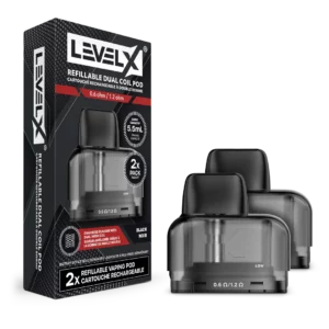 Level X Refillable Dual Coil Pod 2/Pk