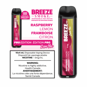 Breeze Pro Zero Nic - Raspberry Lemon
