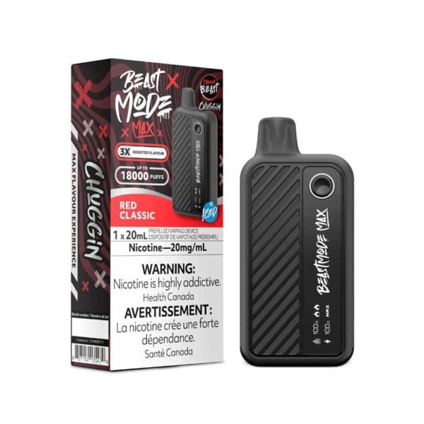 Flavour Beast Mode Max 18k – Chuggin’ Red Classic Iced
