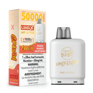 Level X Flavour Beast Cravin’ G2 Ultra 50K - Peach Mango Happybake
