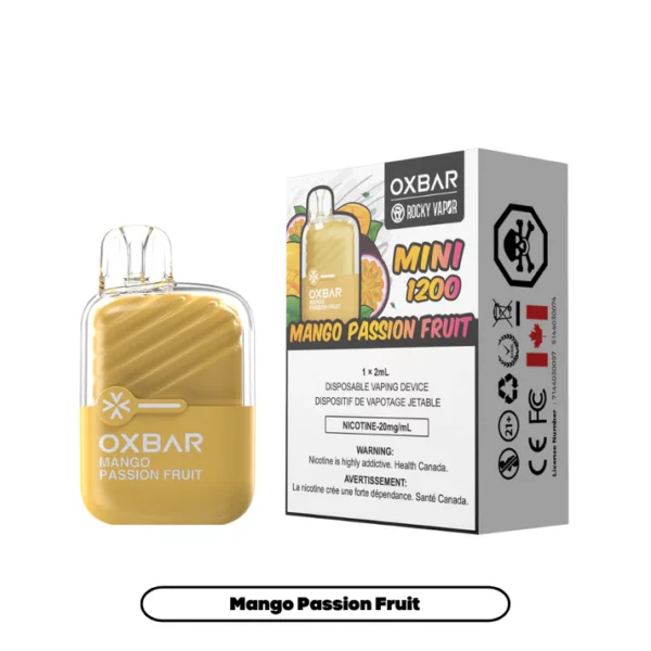 Oxbar Mini 1200 - Mango Passion Fruit