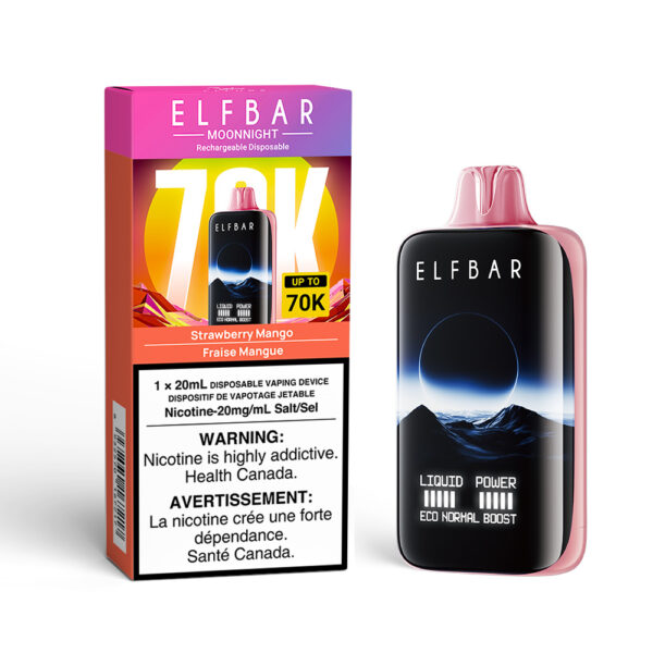 Elf Bar MoonNight 70k- Strawberry Mango