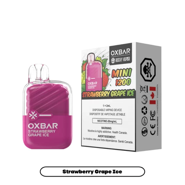 Oxbar Mini 1200 - Strawberry Grape Ice