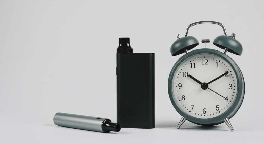 disposable vape with clock