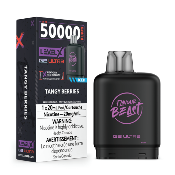 Level X Flavour Beast G2 Ultra 50k - Tangy Berries Iced