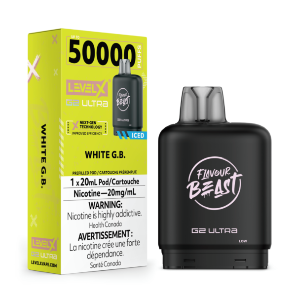 Level X Flavour Beast G2 Ultra 50k - White G.B Iced