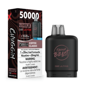 Level X Flavour Beast Chuggin' G2 Ultra 50k - Coffee Classic Iced