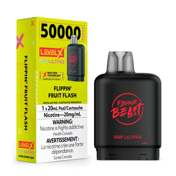Level X Flavour Beast G2 Ultra 50k - Flippin' Fruit Flash