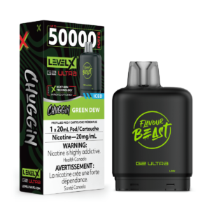 Level X Flavour Beast Chuggin' G2 Ultra 50k - Green Dew Iced