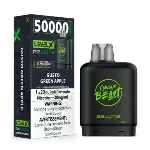 Level X Flavour Beast G2 Ultra 50k - Gusto Green Apple