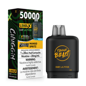 Level X Flavour Beast Chuggin' G2 Ultra 50k - Mango Spritz Iced