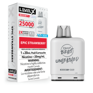 Level X Flavour Beast Unleashed G2 Boost Pod 20ml - Epic Strawberry Iced