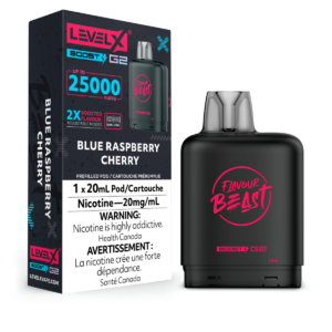 Level X Flavour Beast G2 Boost 25k Pod - Blue Raspberry Cherry