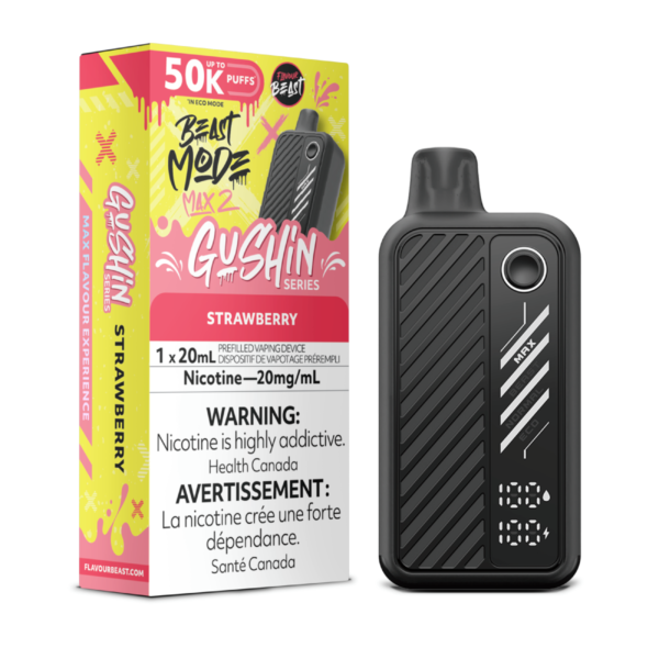Flavour Beast Mode Max 2 50k - Gushin' Strawberry