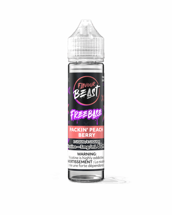 Flavour Beast E-Liquid Freebase - Packin' Peach Berry