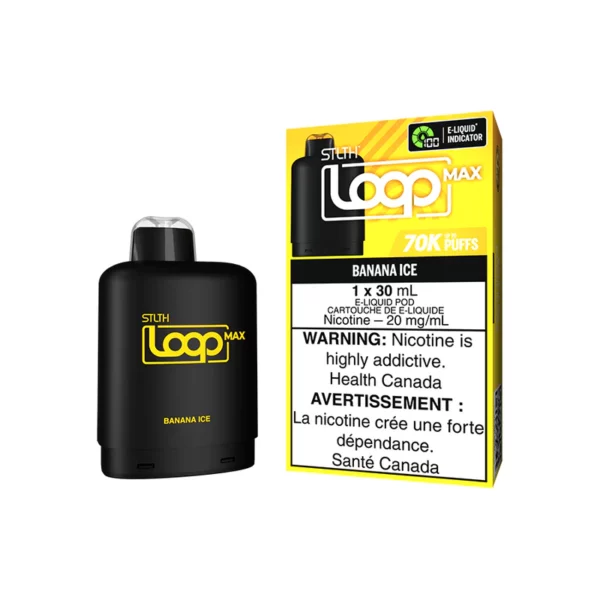 STLTH Loop Max 70k Pod Pack - Banana Ice
