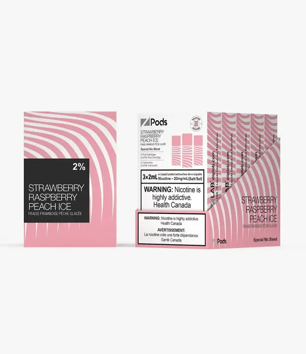 Z Pods - Strawberry Raspberry Peach Ice
