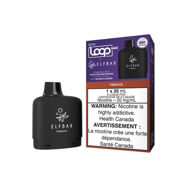 STLTH Loop Max X Elf Bar 50K Pod - Tobacco