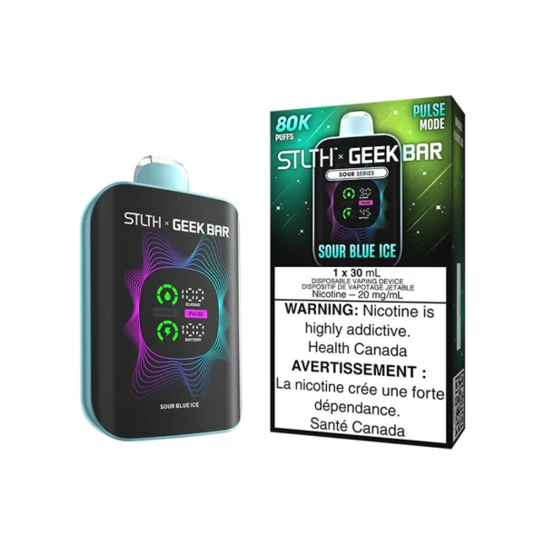 STLTH X GEEK BAR 80K - Sour Blue Ice