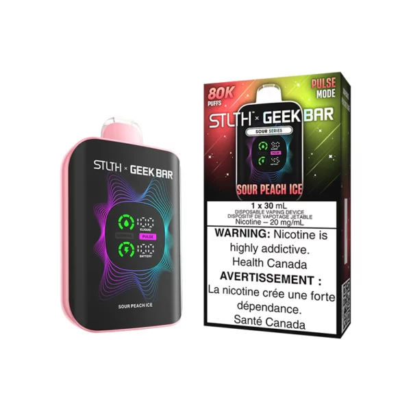 STLTH X GEEK BAR 80K - Sour Peach Ice